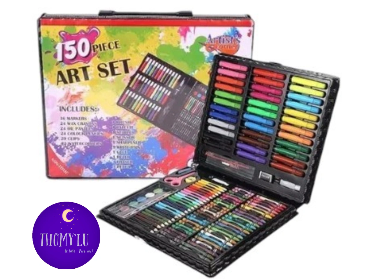 VALIJA SET DE ARTE 150 PIEZAS