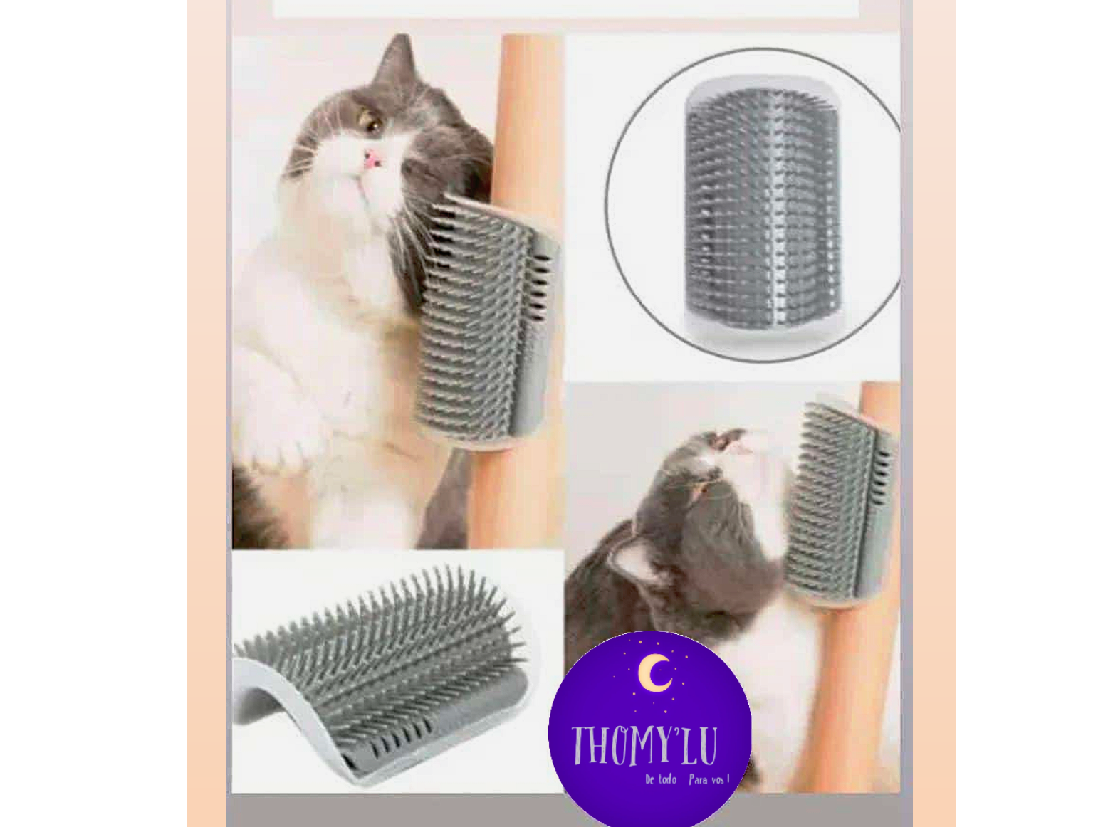 CEPILLO RASCADOR PARA GATOS