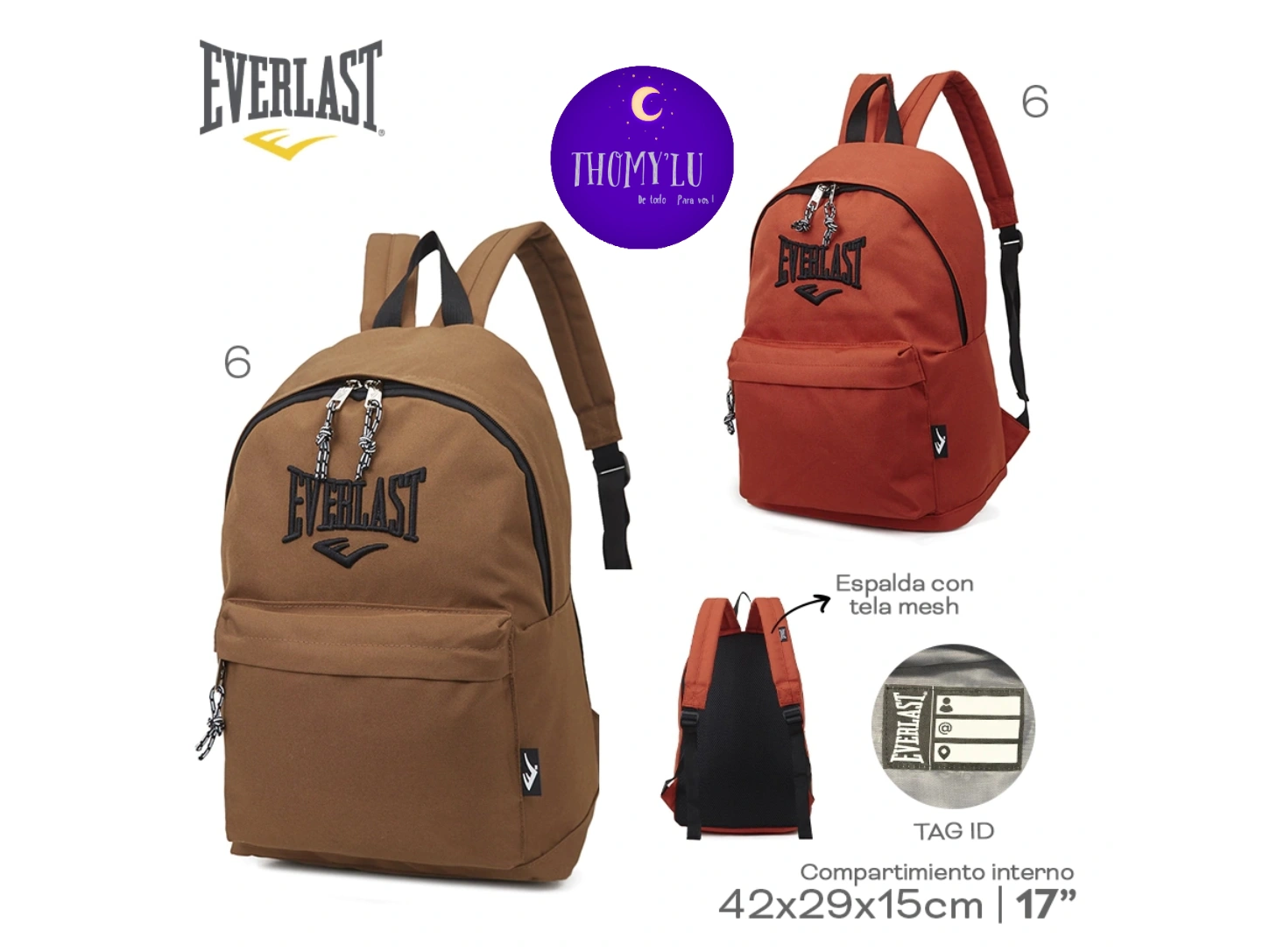 MOCHILA EVERLAST CORDURA