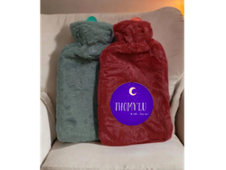 BOLSA DE AGUA CALIENTE CON FUNDA DE FELPA