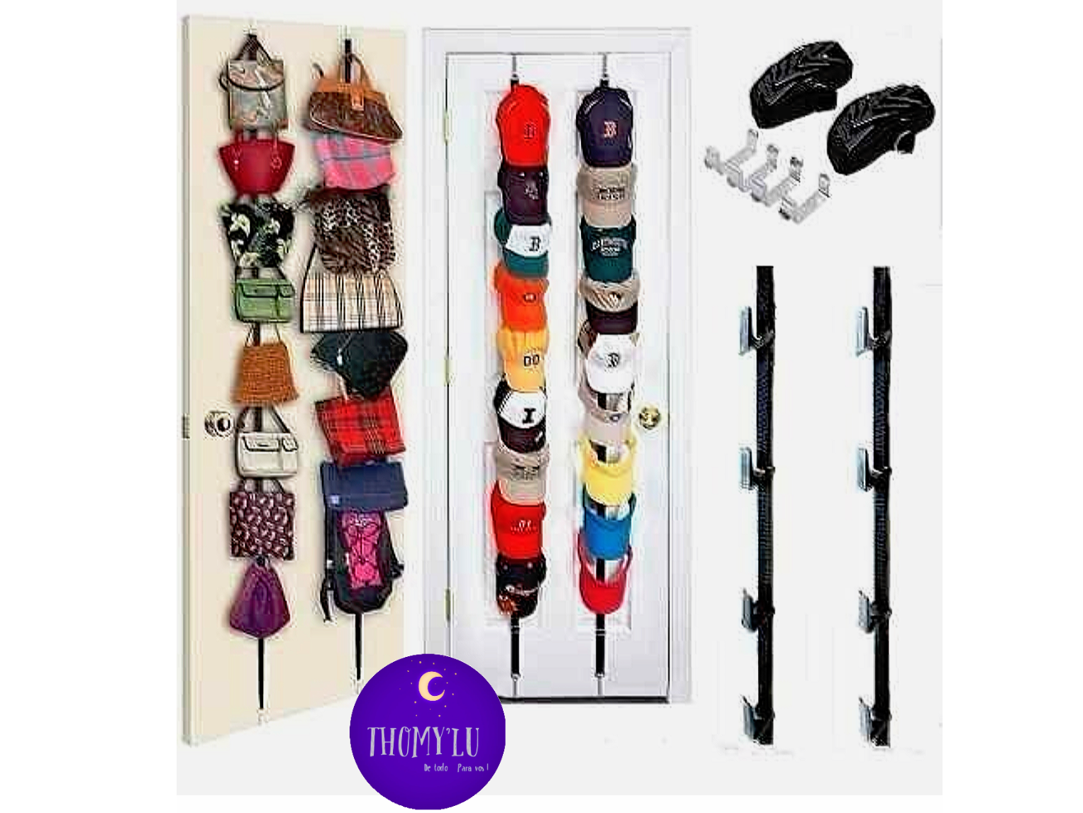 ORGANIZADOR DE CARTERAS Y GORRAS