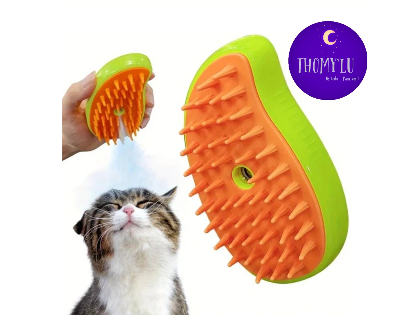 CEPILLO A VAPOR 3 EN 1 PARÁ MASCOTAS