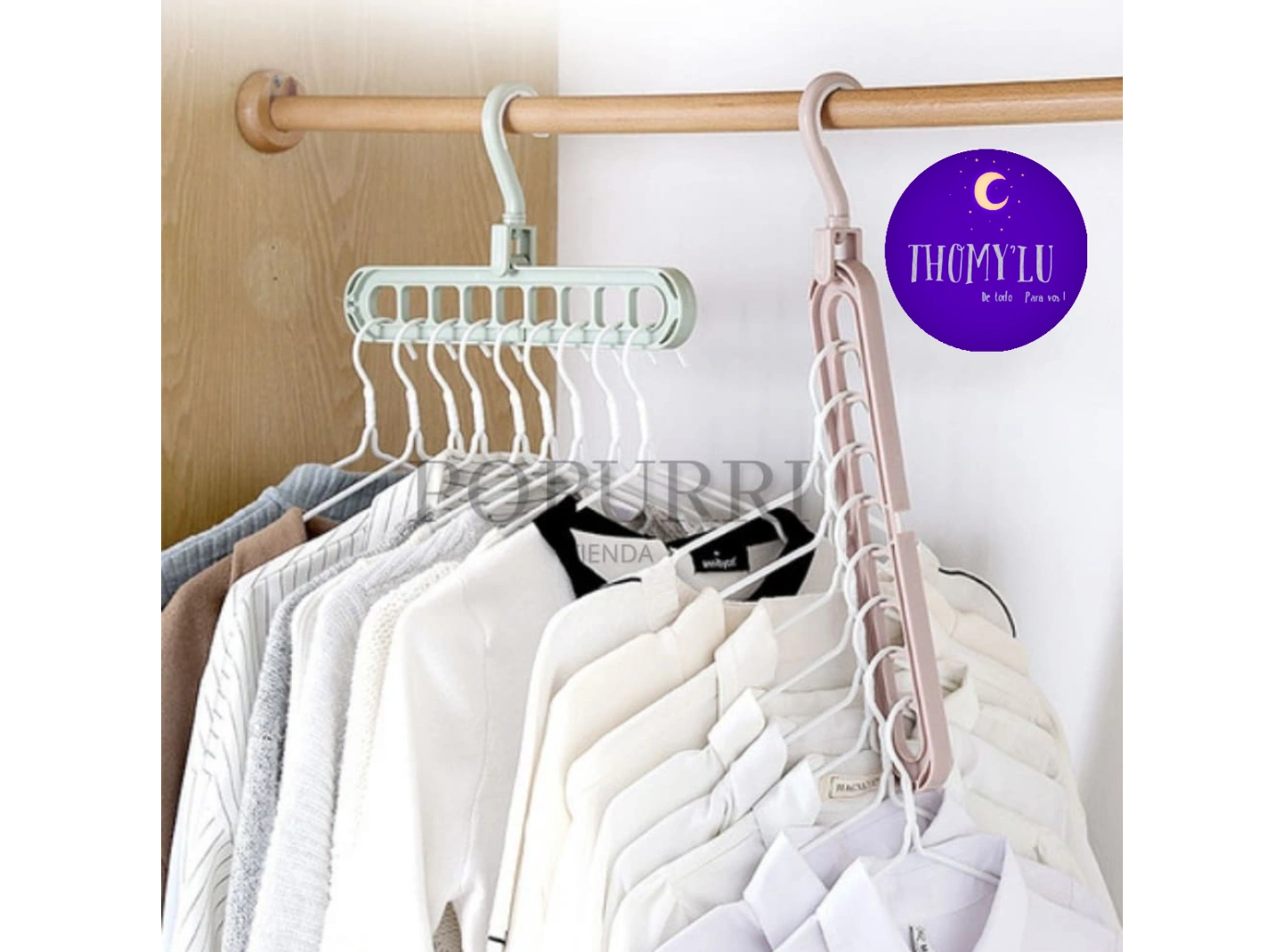 PERCHA MÚLTIPLE 9 EN 1