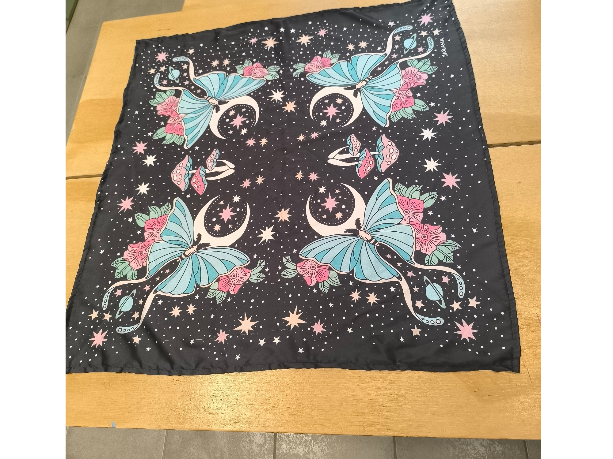 Pañuelo de seda NIGTH grande