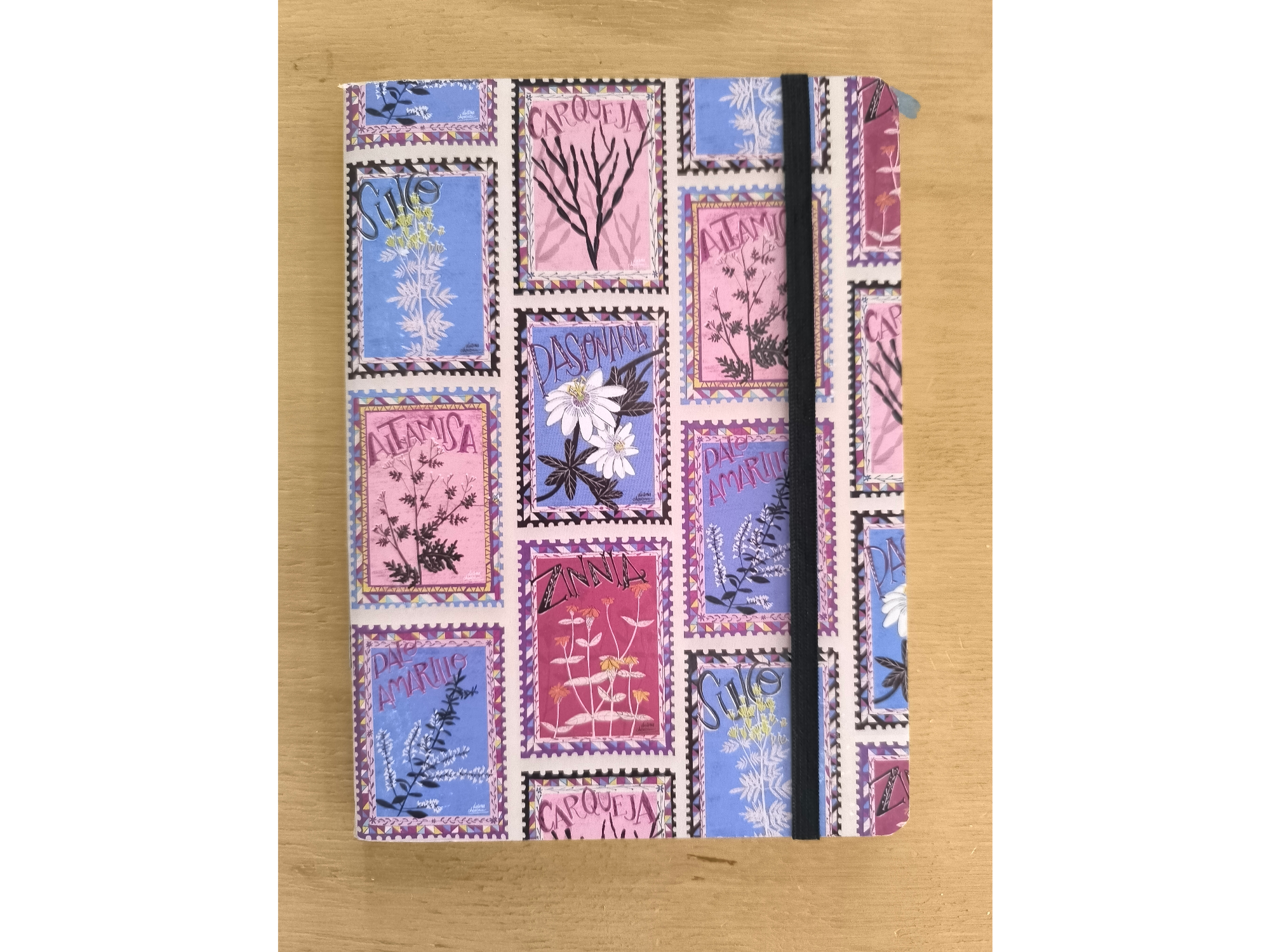 libreta ilustrada FLORA