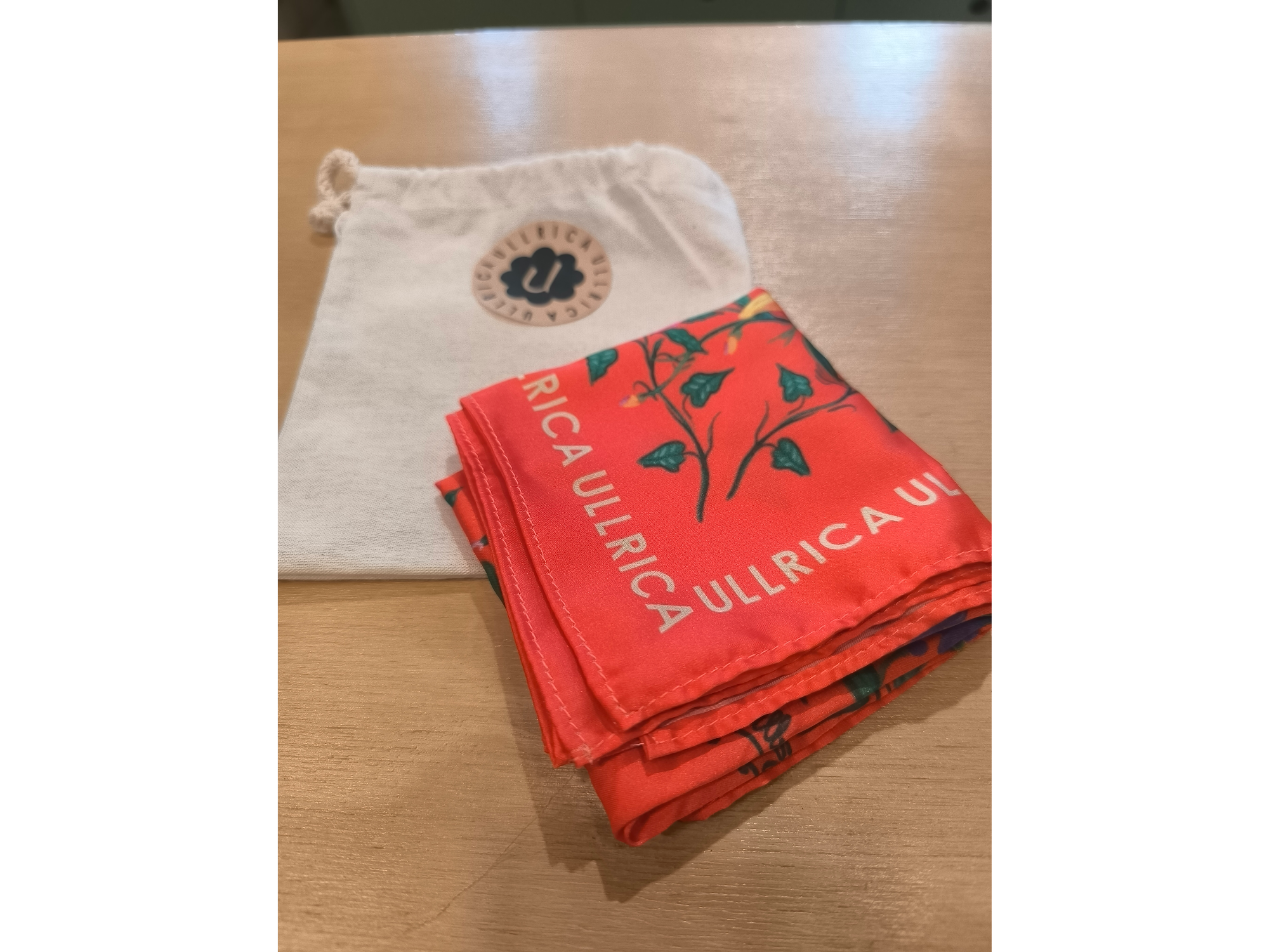 pañuelo flowera naranja