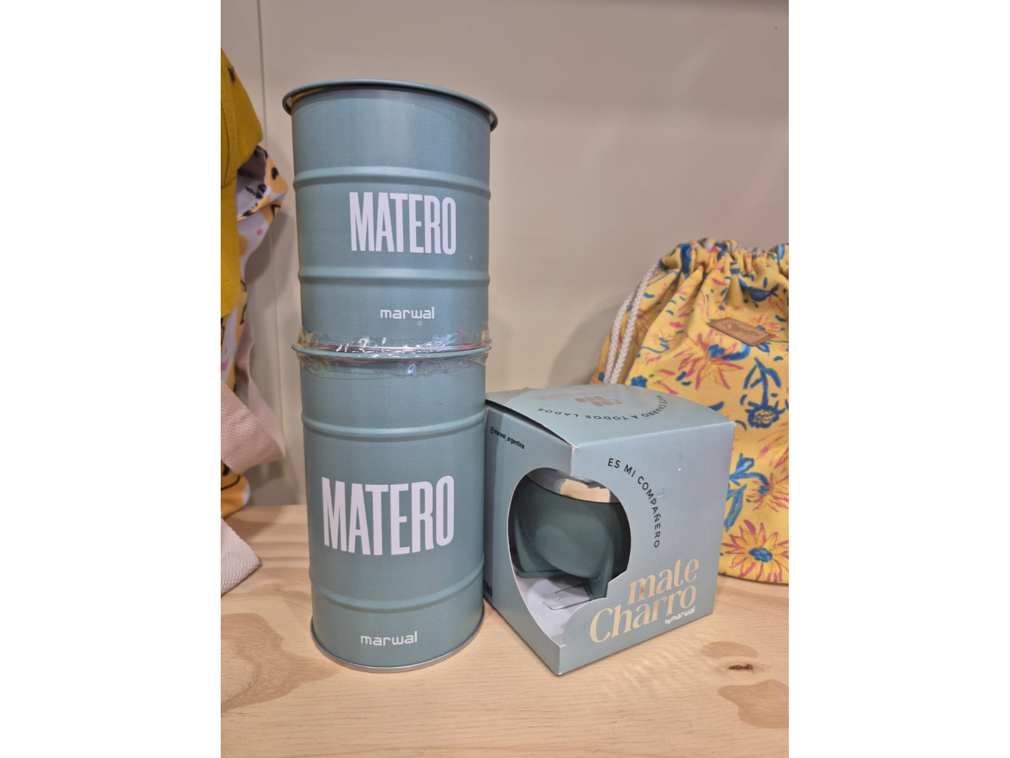 Set matero yerba & azúcar lata