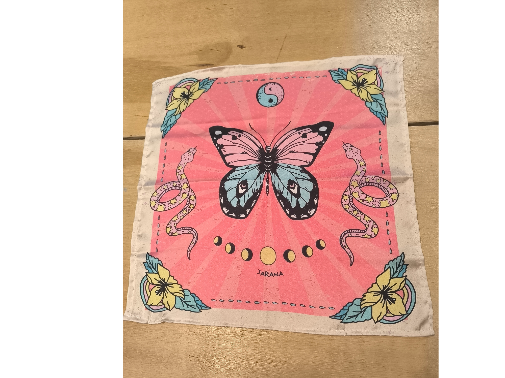 Pañuelo de seda  Mariposa