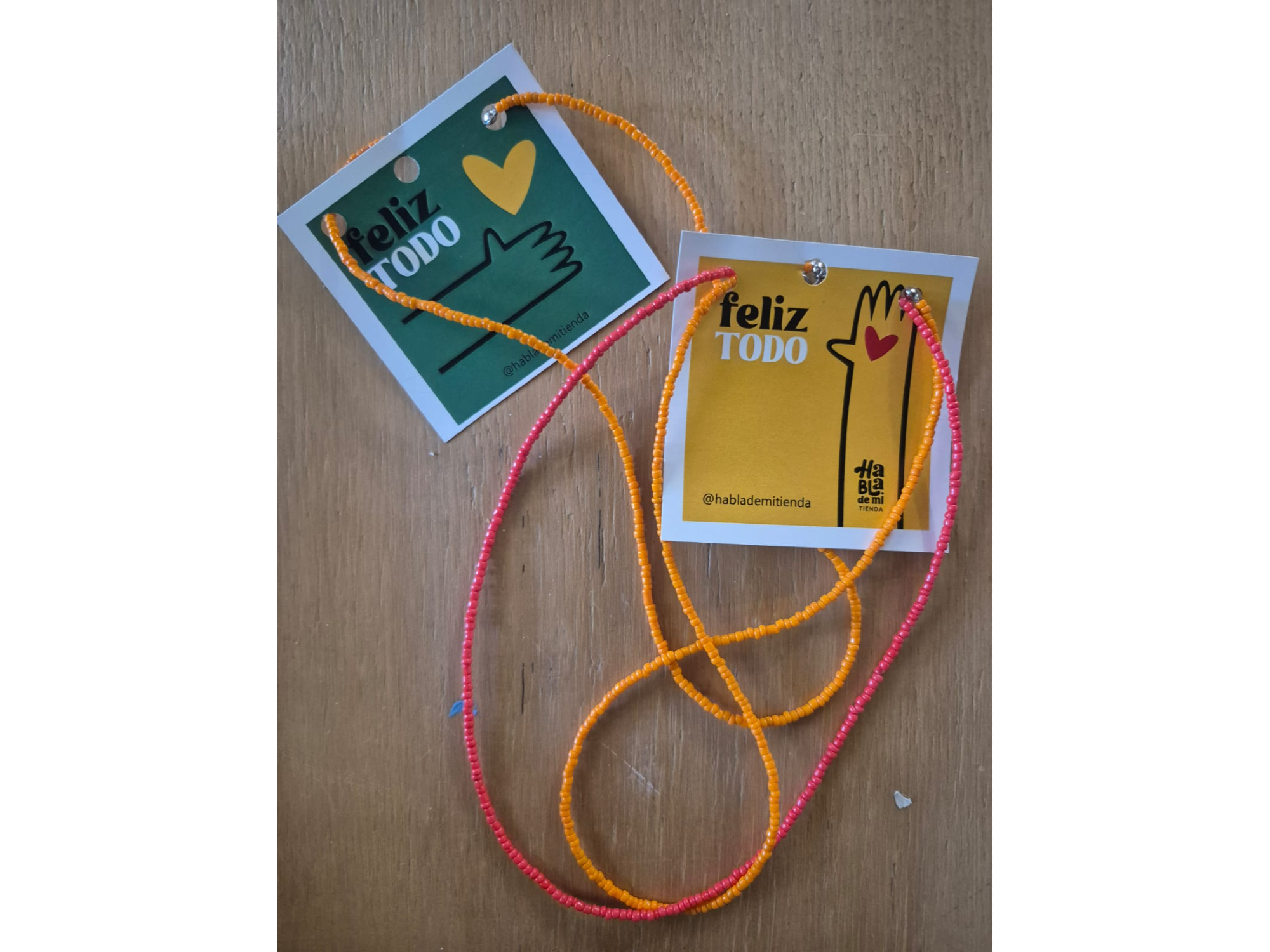 Collares colores simples