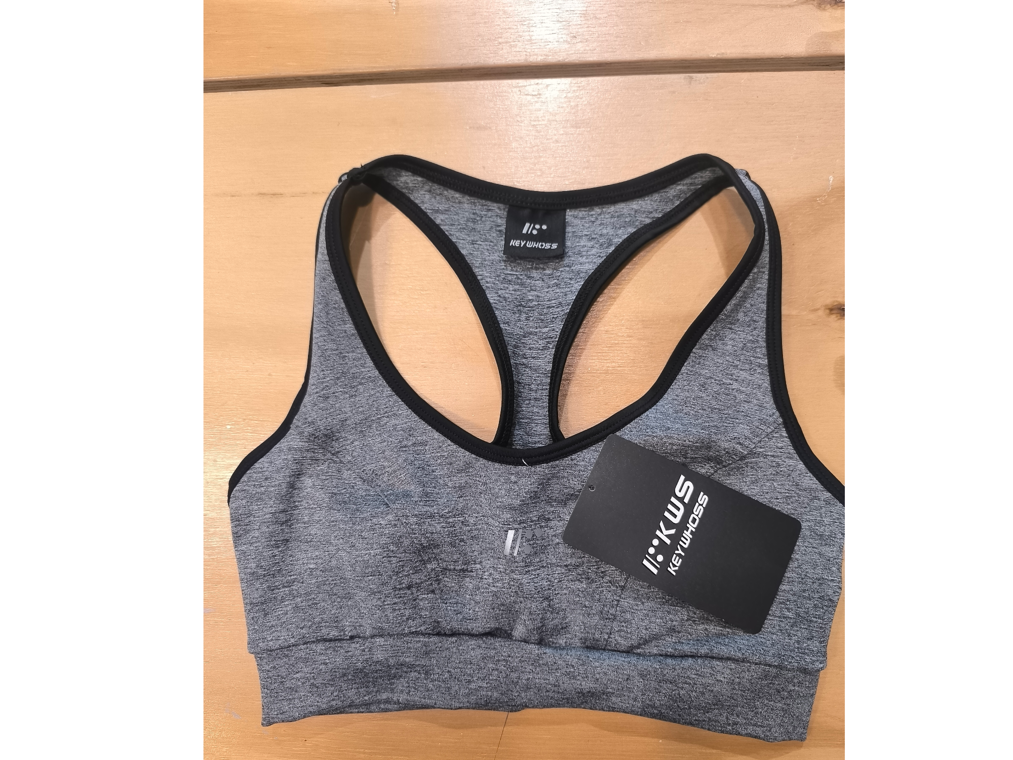 top ingo gris melange talle 1