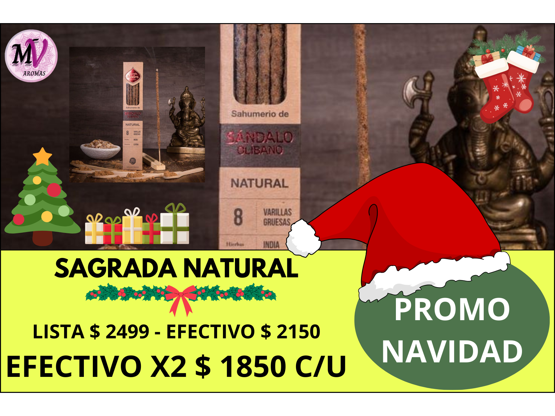 PROMO X2 SAHUMERIO NATURAL