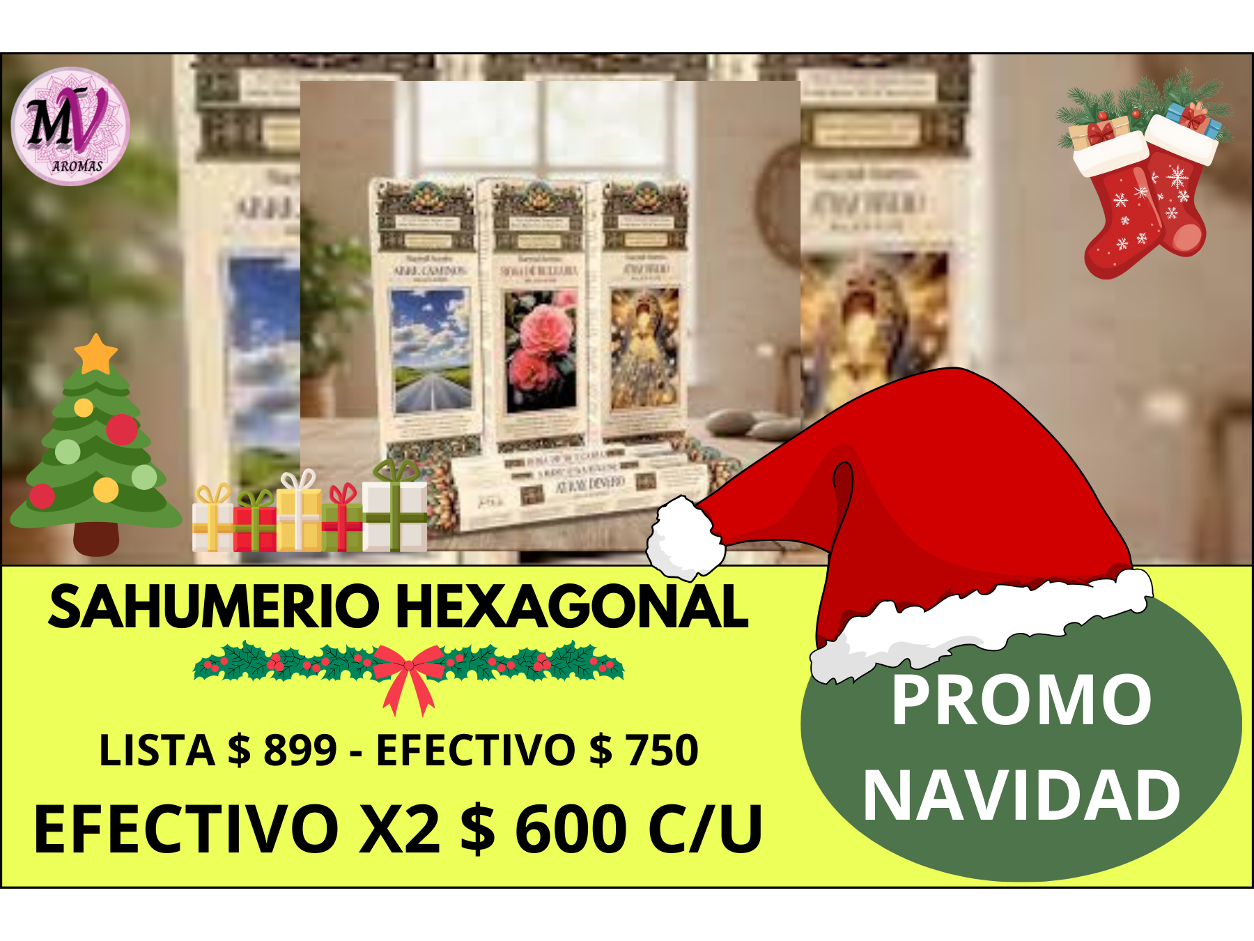 PROMO X2 SAHUMERIO HEXAGONAL SCREAD