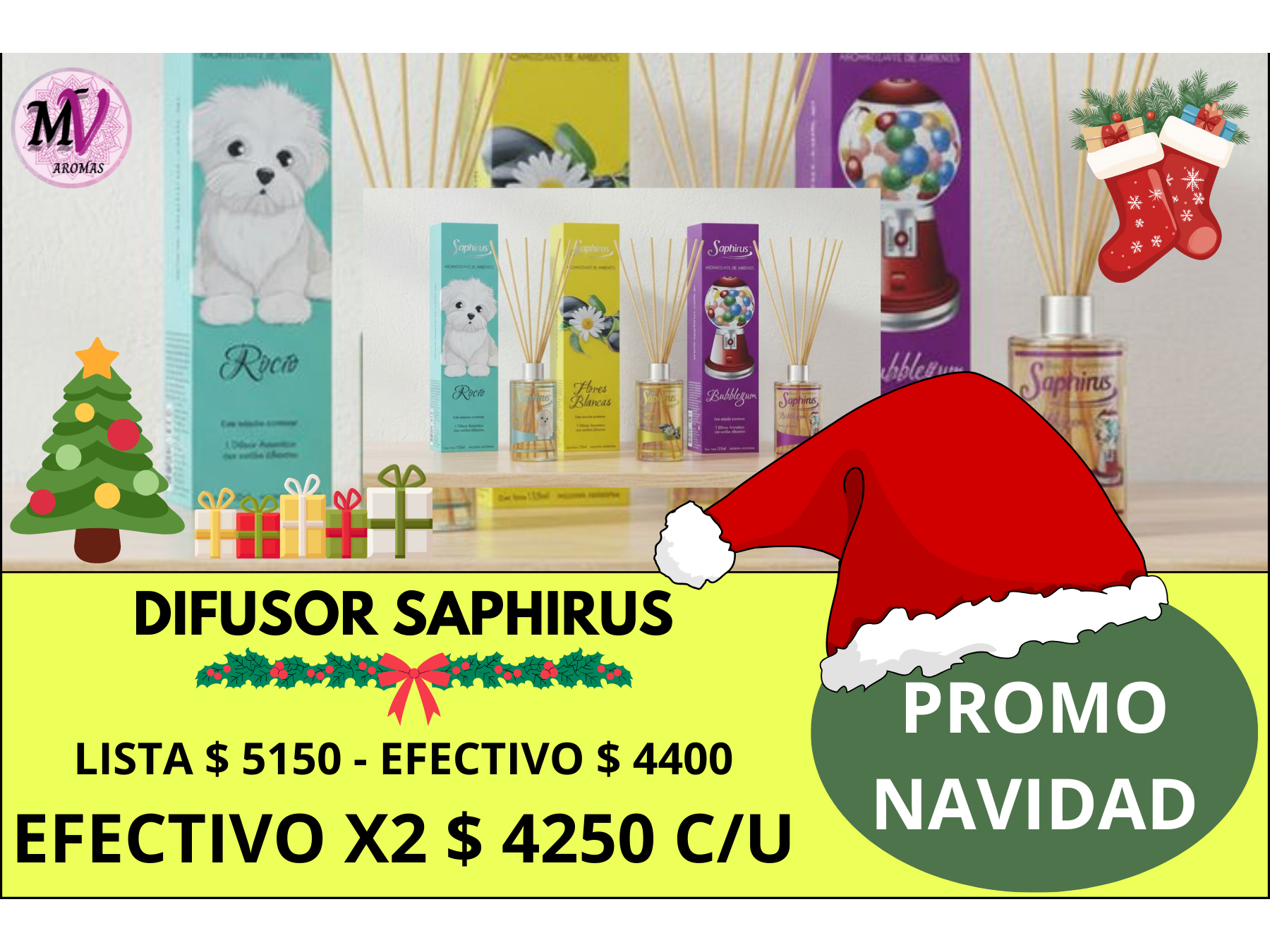 PROMO X2 DIFUSOR SAPHIRUS