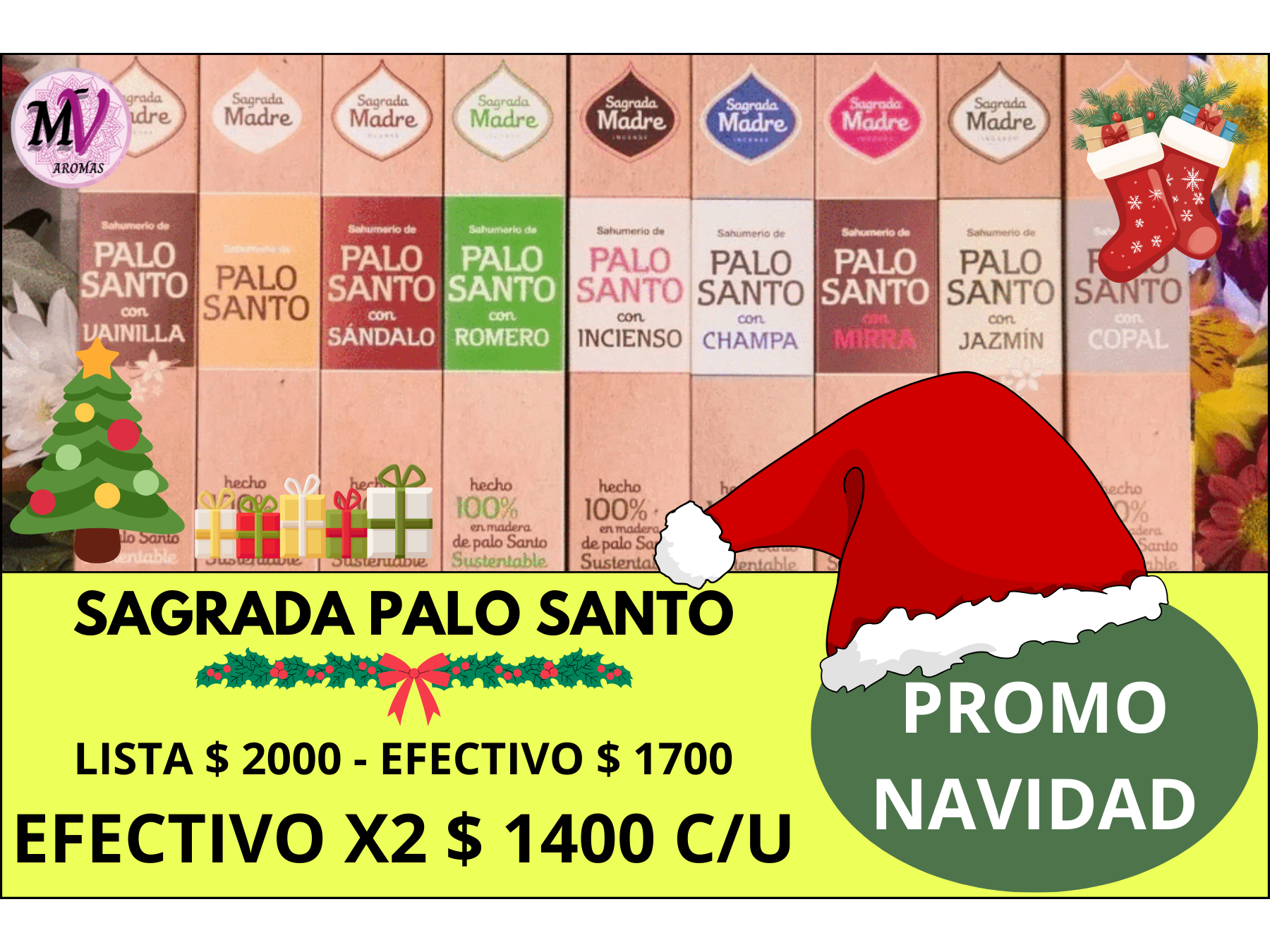 PROMO X2 SAHUMERIO PALO SANTO