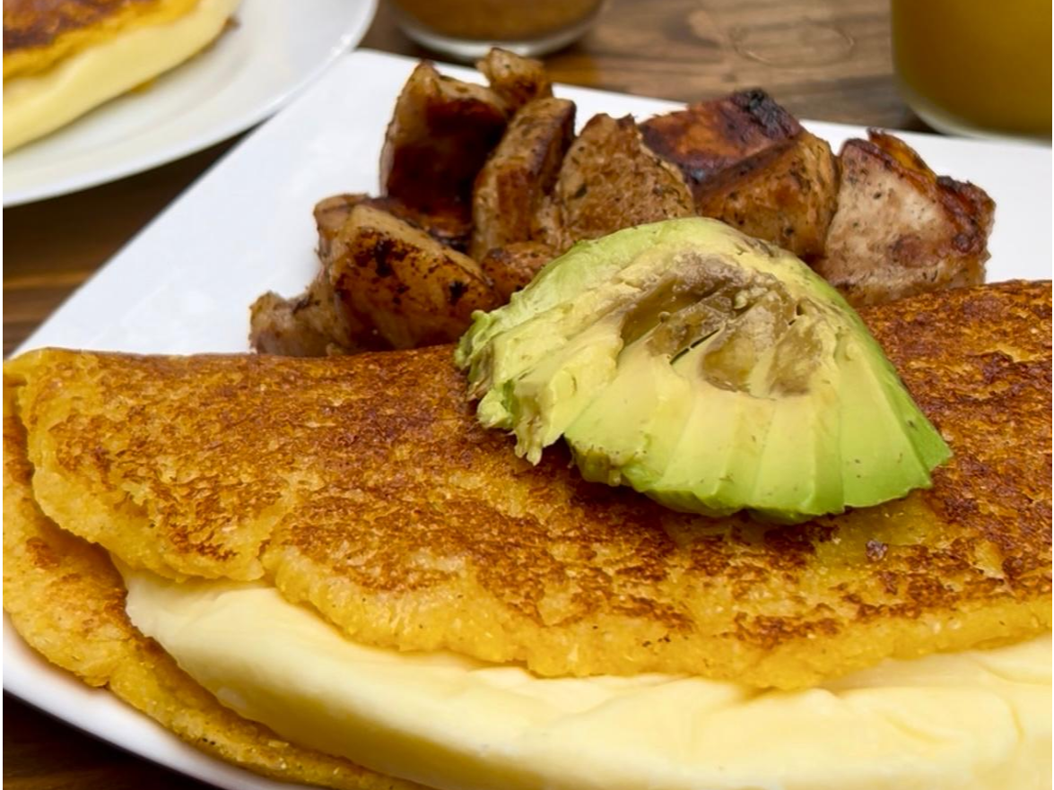 Cachapa de la casa