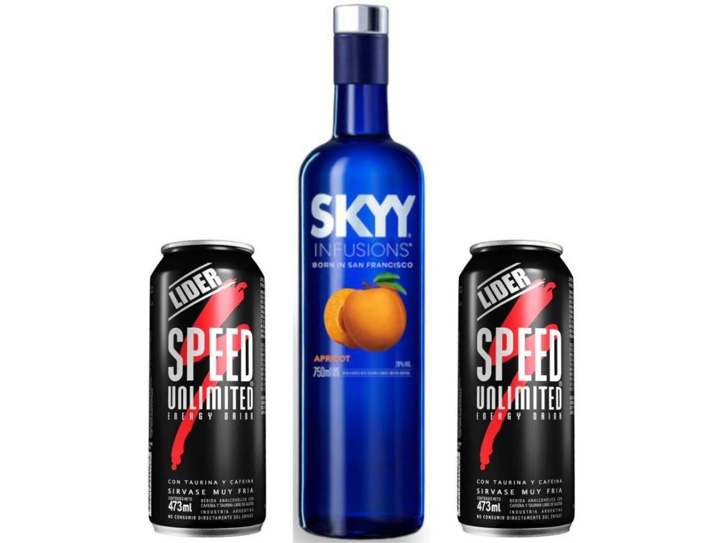 01 Skyy Damasco 700 ML + 02 Speed XL