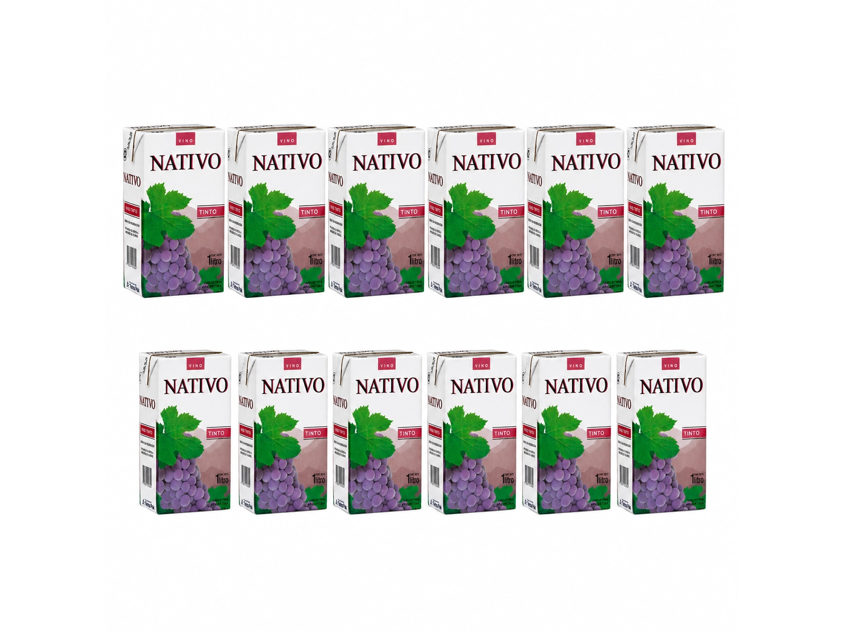 12 Vino Nativo Tinto 1000 ML