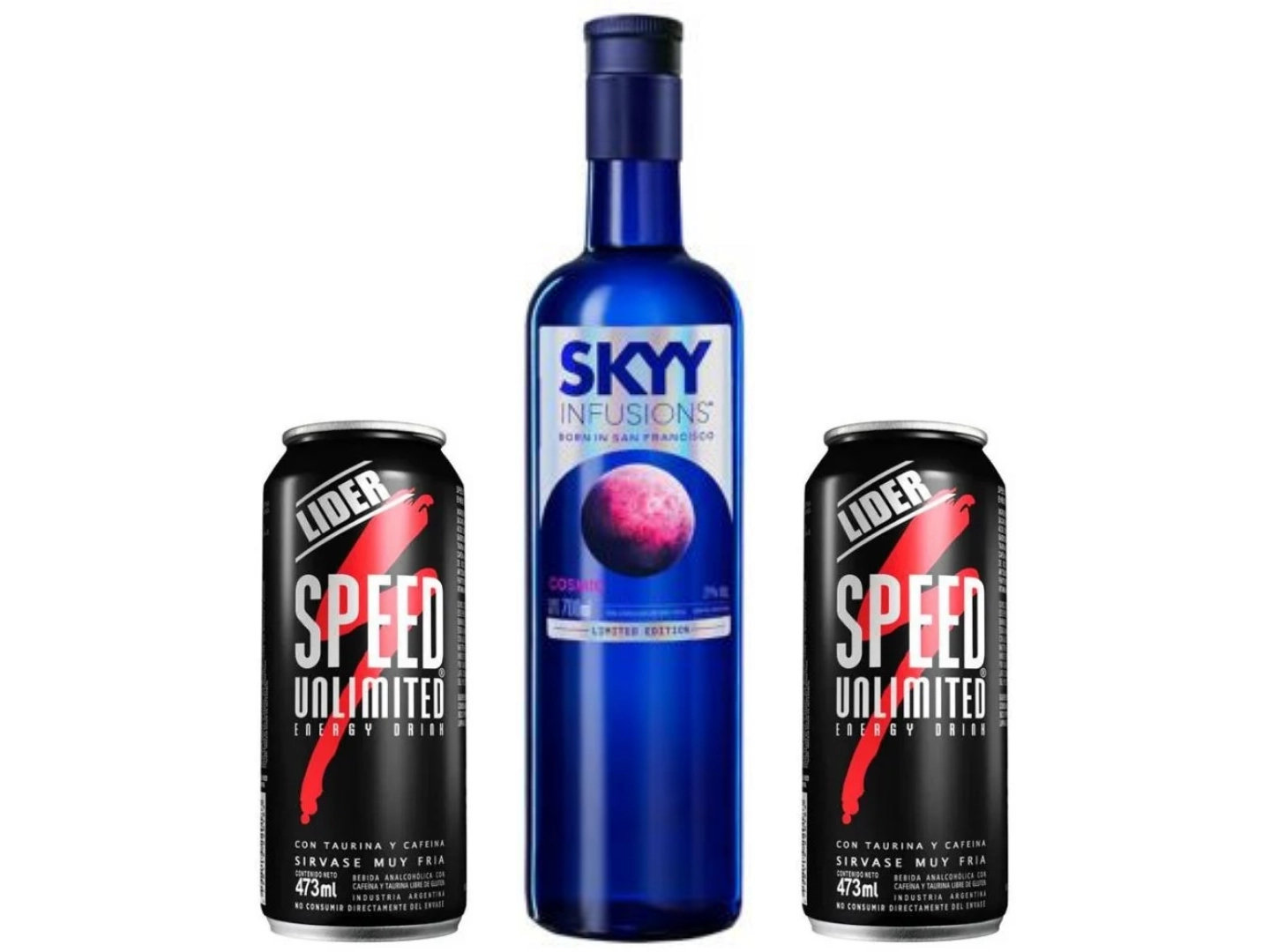 01 Skyy Chicle 700 ML + 02 Speed XL