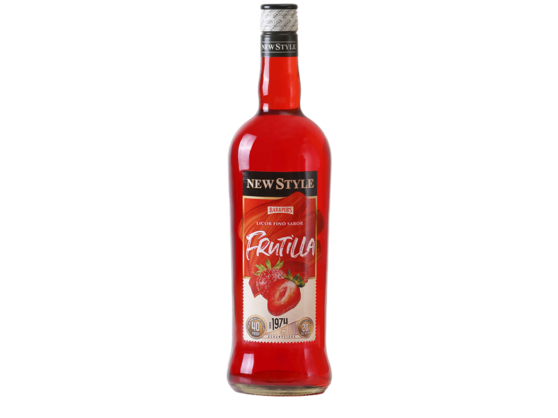 01 new Style licor frutilla