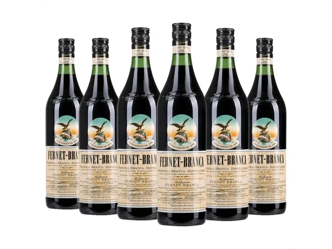 6 Fernet Branca 750ml