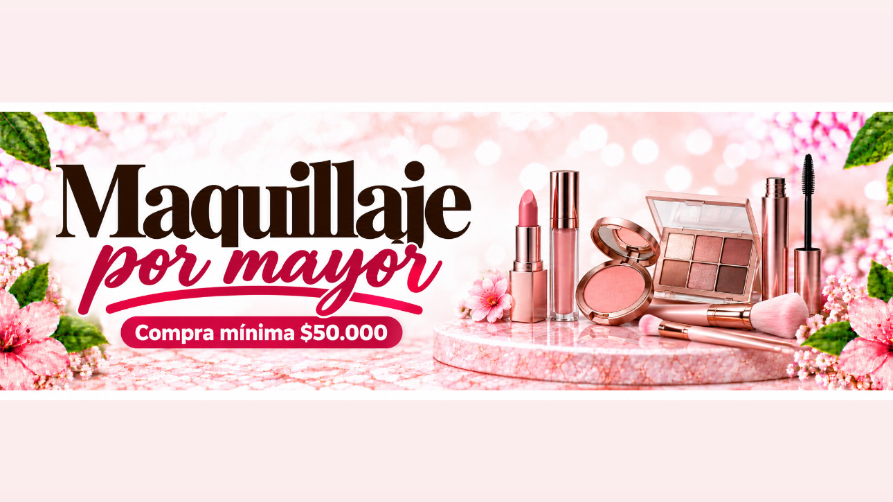 Maquillaje por mayor compra minima 50mil