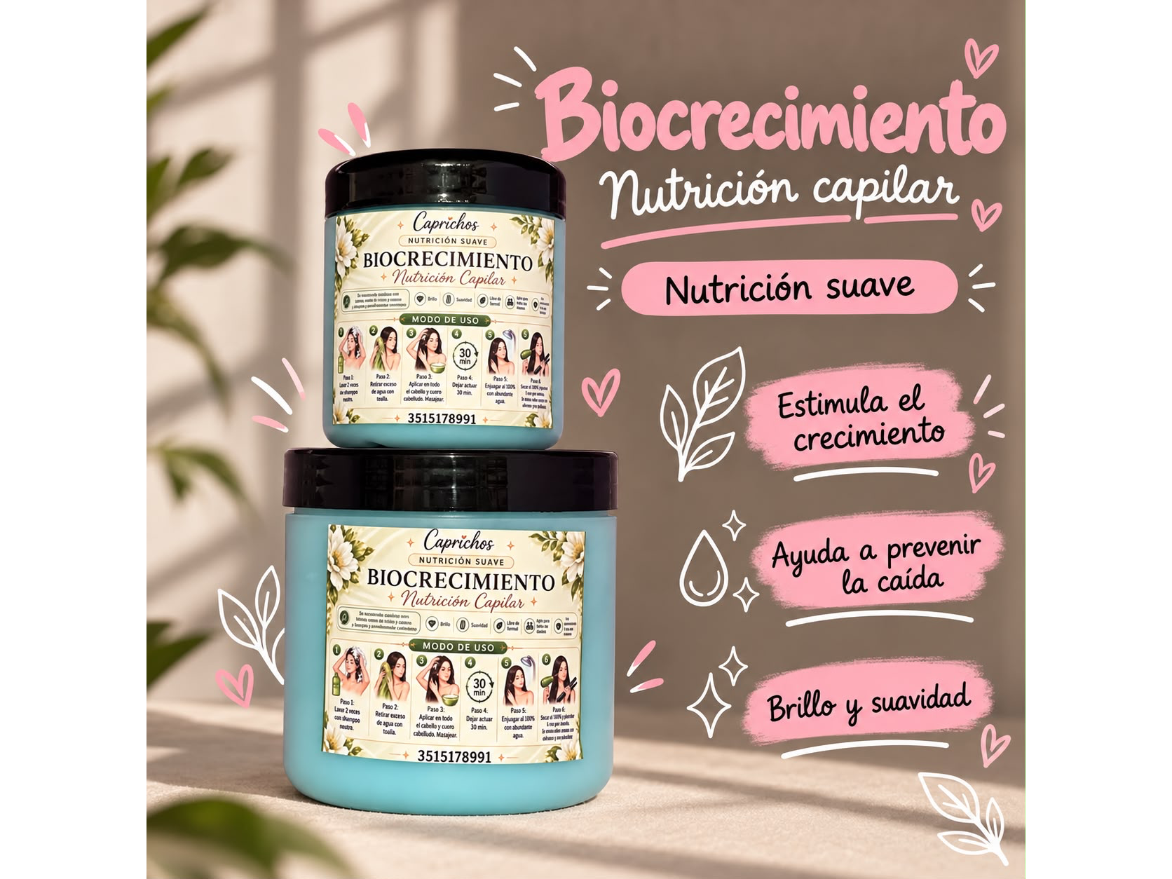 MASCARILLA BIOCRECIMIENTO💚