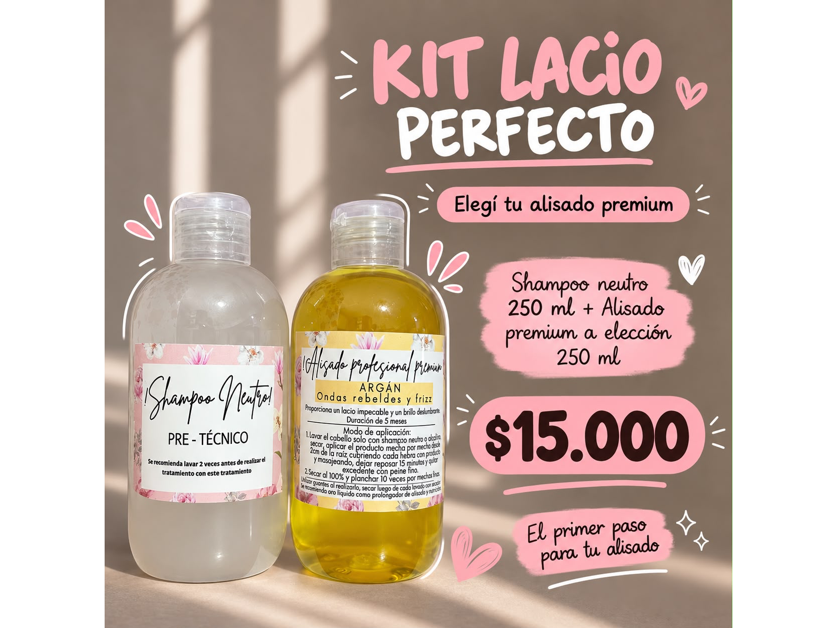 Kit lacio perfecto 22💖