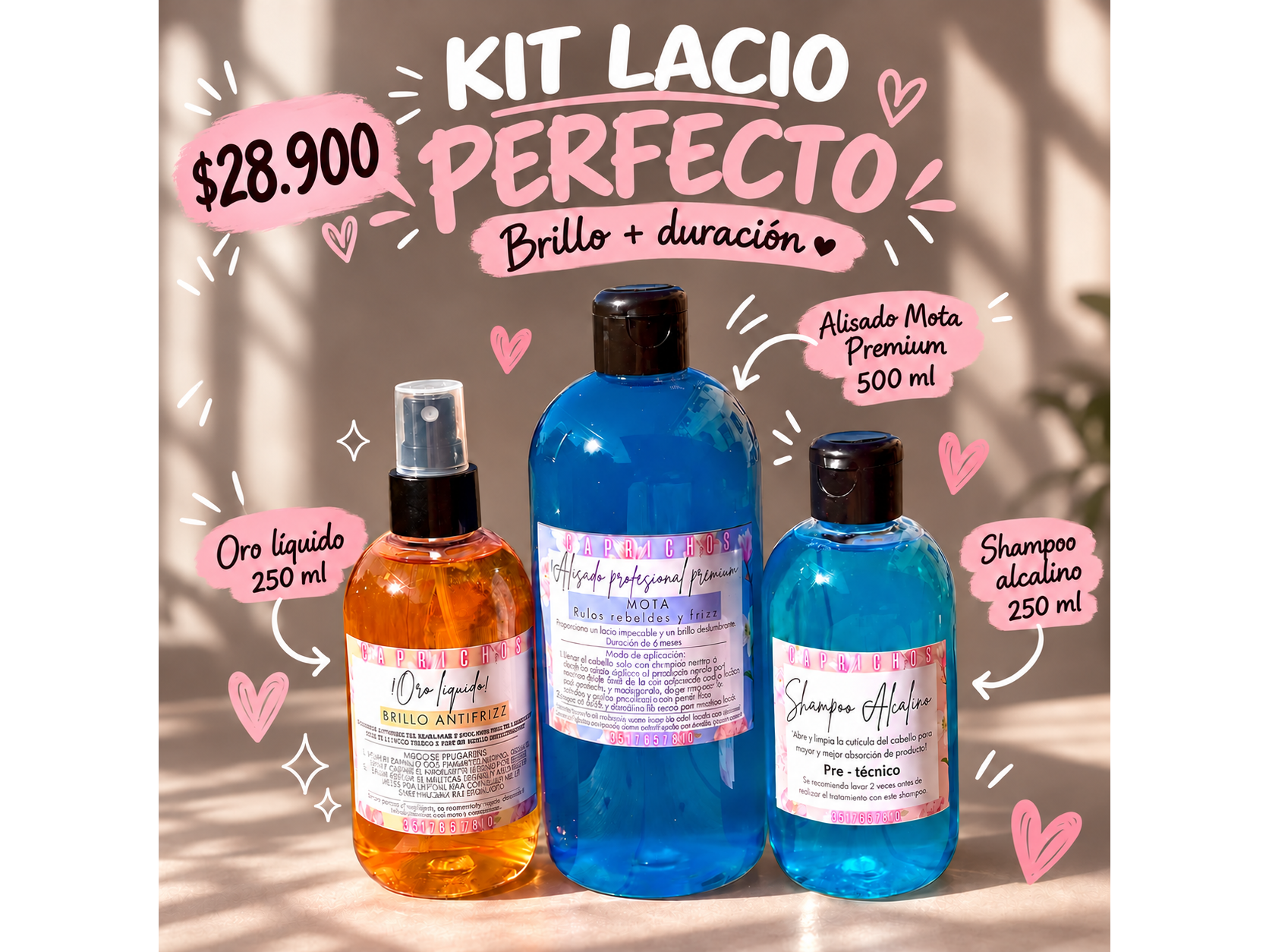 Kit lacio perfecto 2🤍