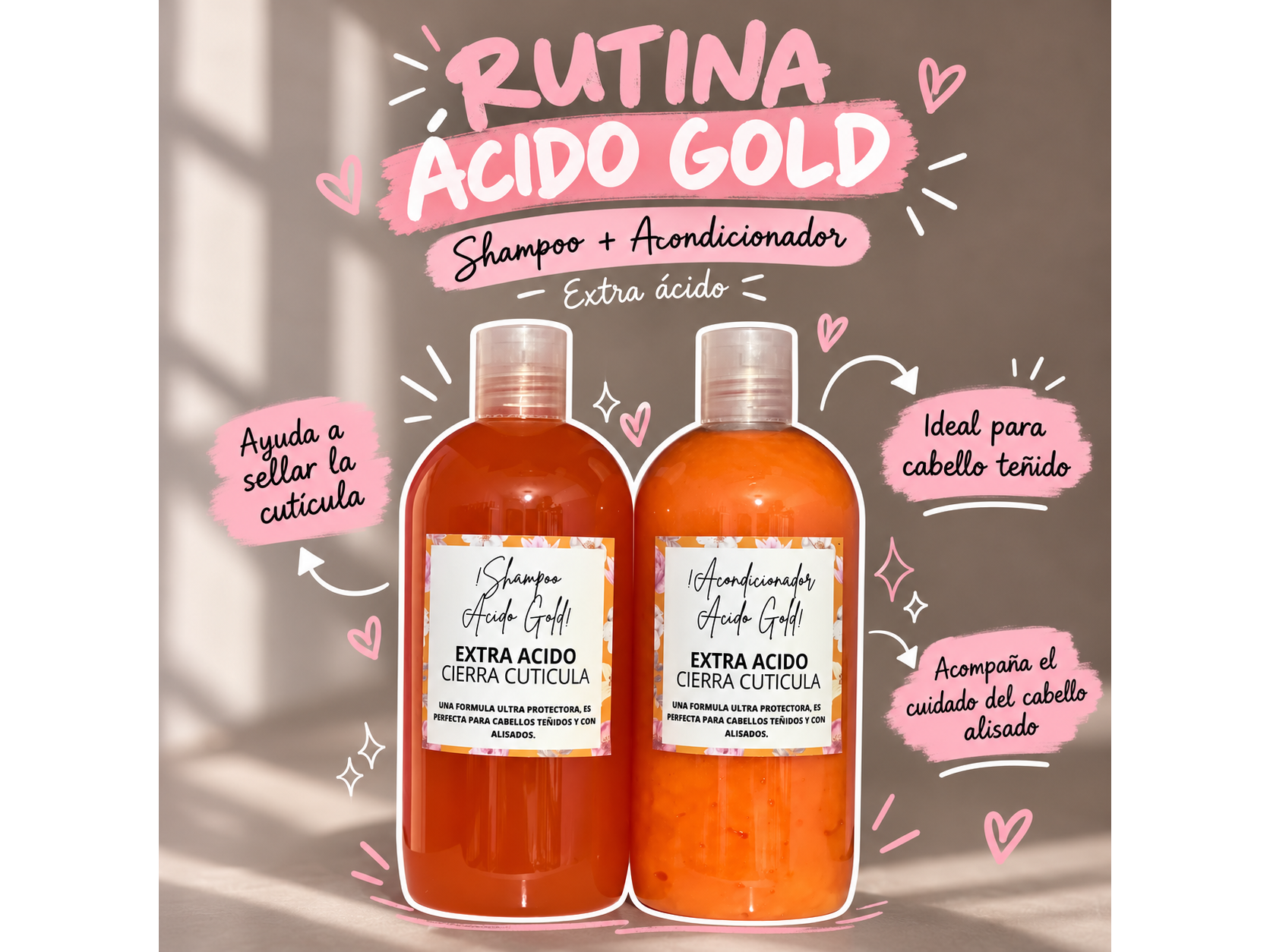 KIT EXTRA ACIDO GOLD🩷🍊