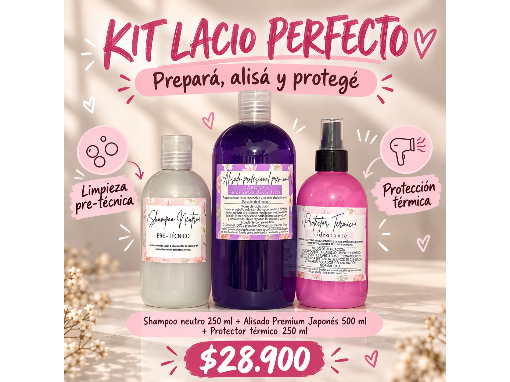 Kit lacio perfecto 11🤍