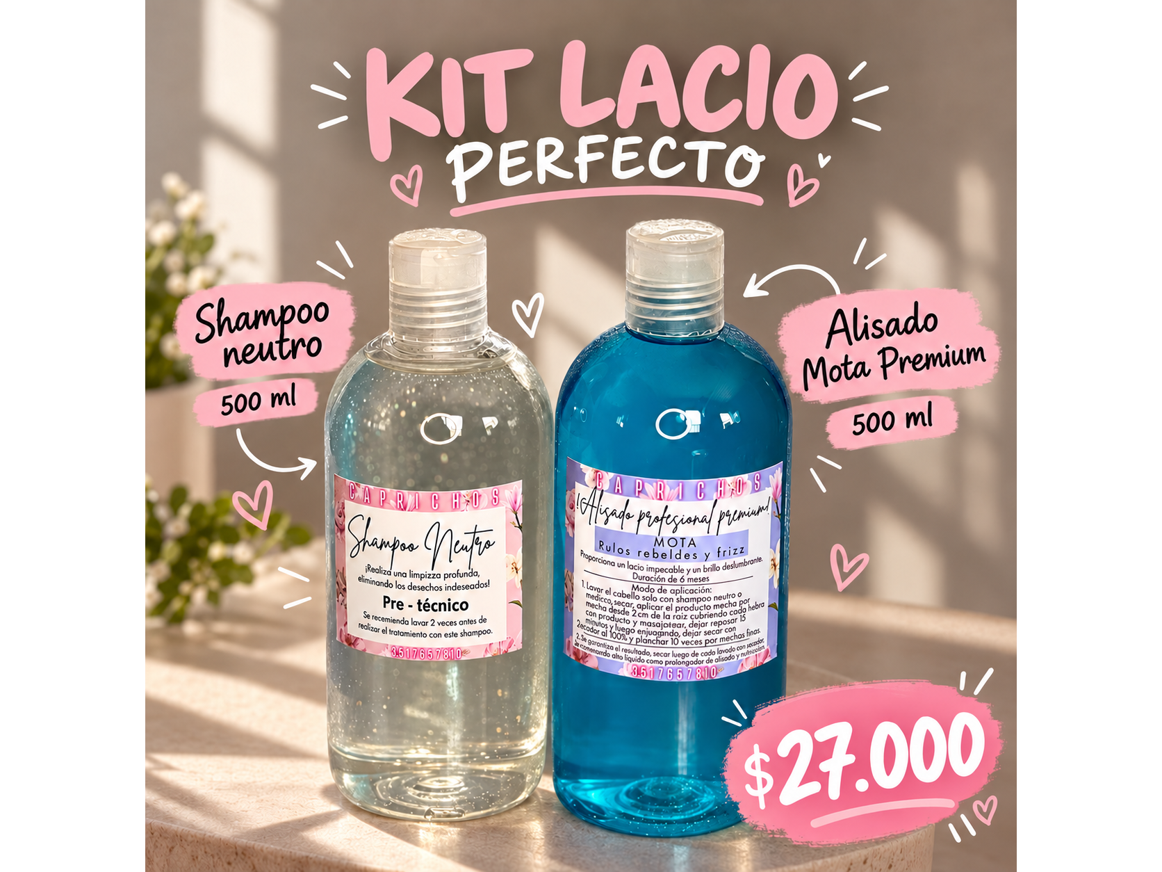 Kit lacio perfecto 20🤍