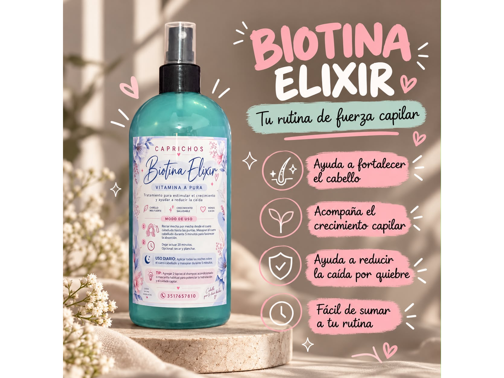 BIOTINA PURA ELIXIR✨