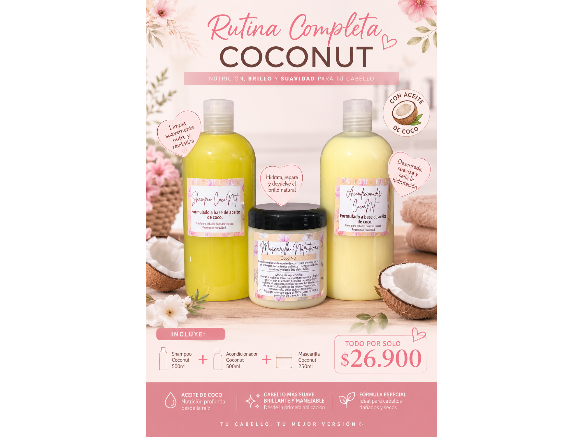 RUTINA COMPLETA COCONUT😍🥥🤍