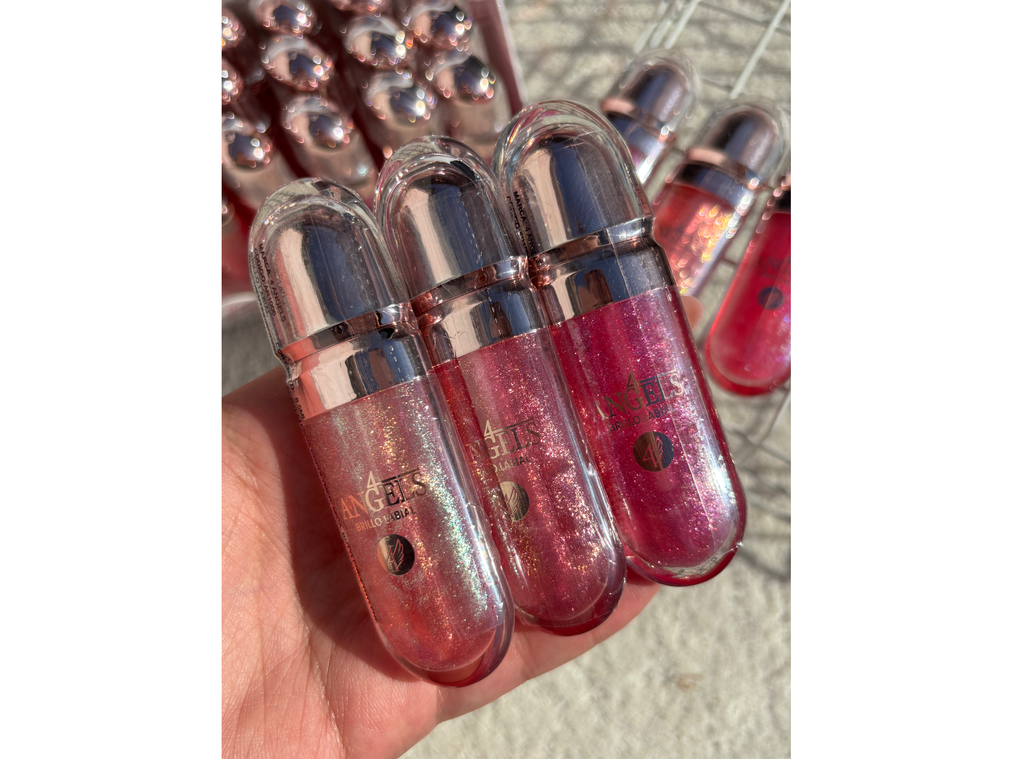 gloss con brillo 4 angels