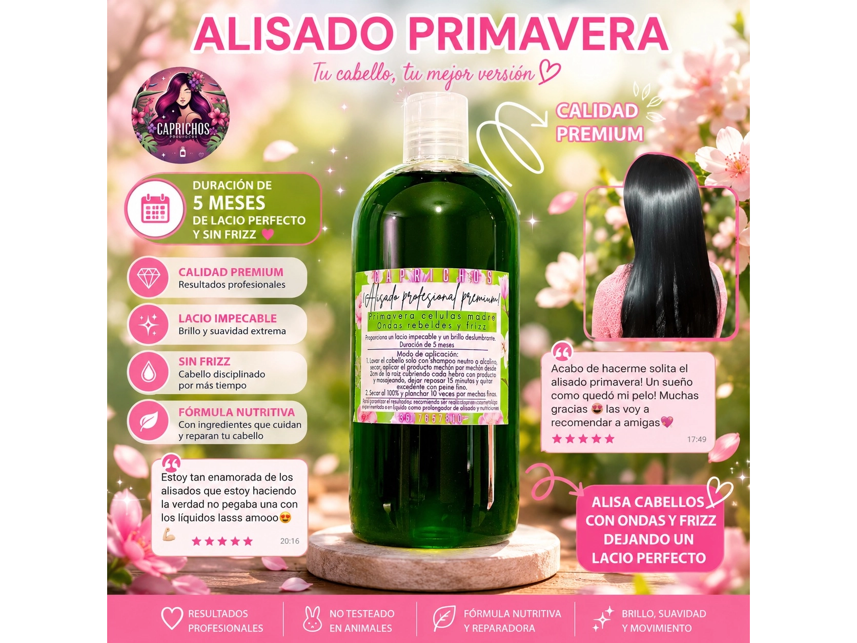 ✨ ALISADO PRIMAVERA CÉLULAS MADRE por mayor ✨