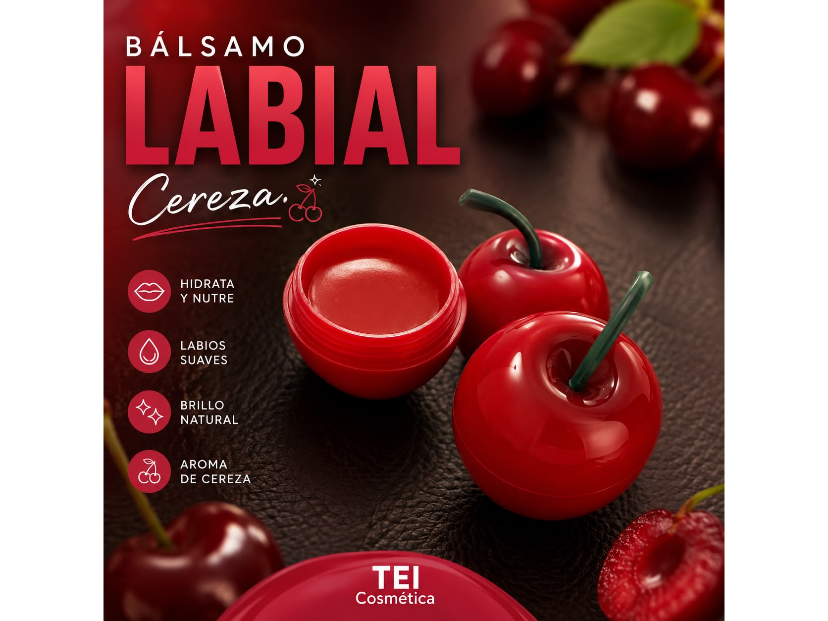 Balsamo hidratante cereza
