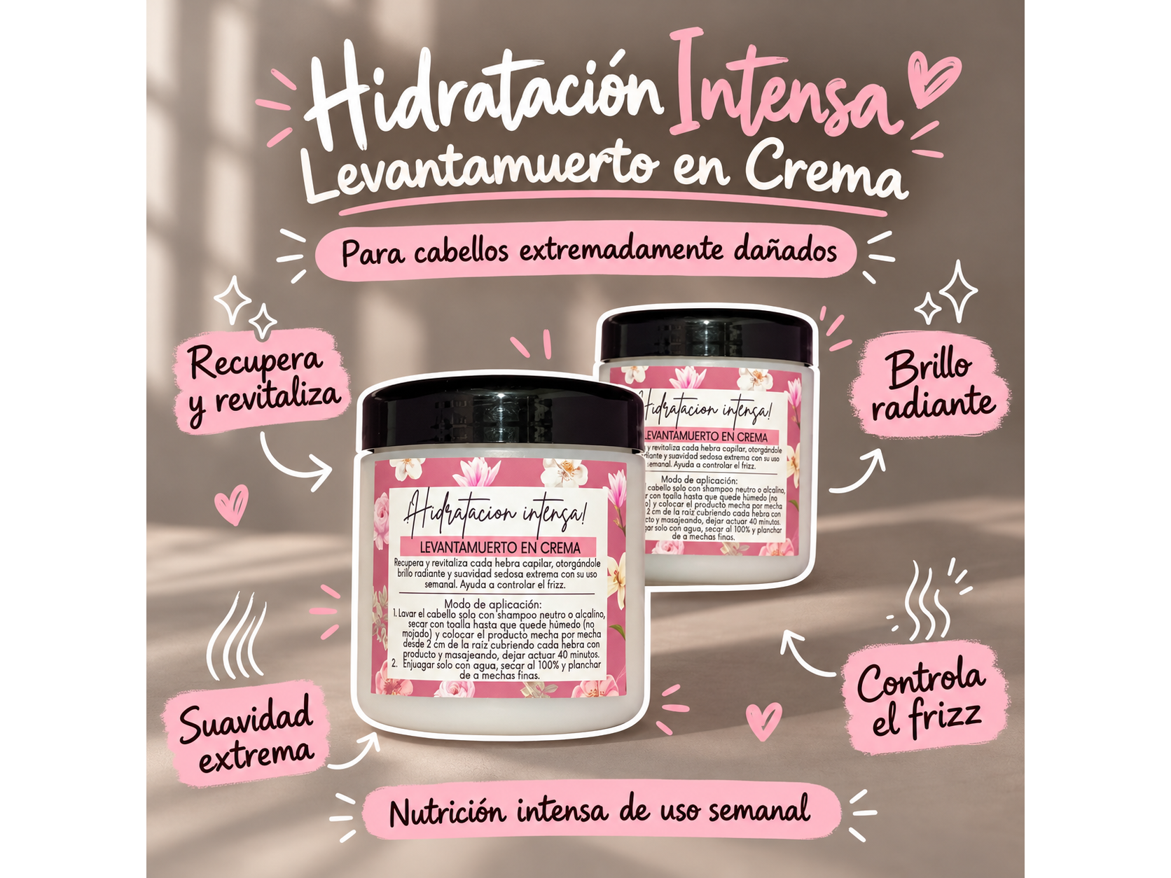 💥✨ ¡Levantamuerto en Crema Capilar! por mayor ✨💥