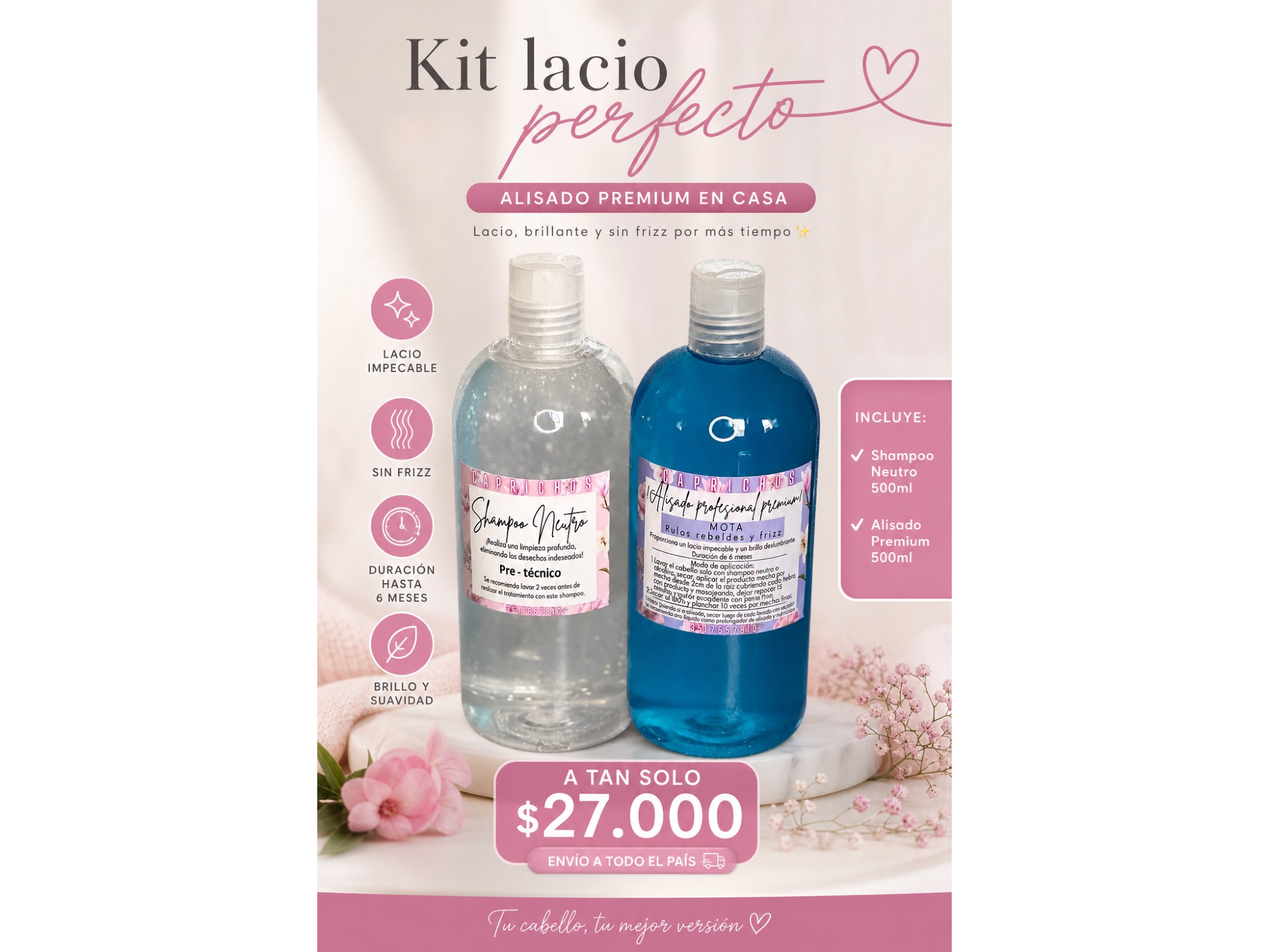 Kit lacio perfecto 20🤍