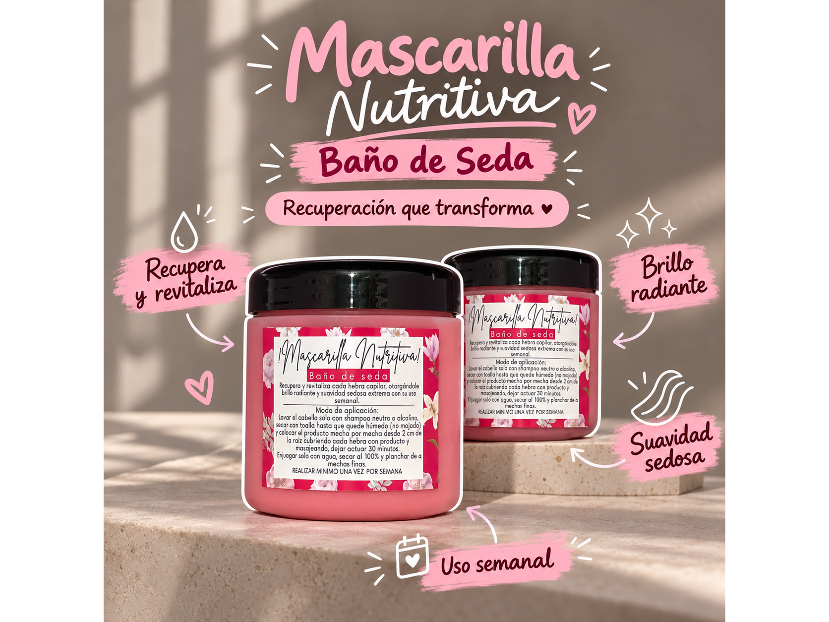✨ Nutrición Baño de Seda en Crema  por mayor✨