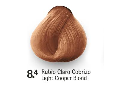 tono 8.4 rubio claro cobrizo