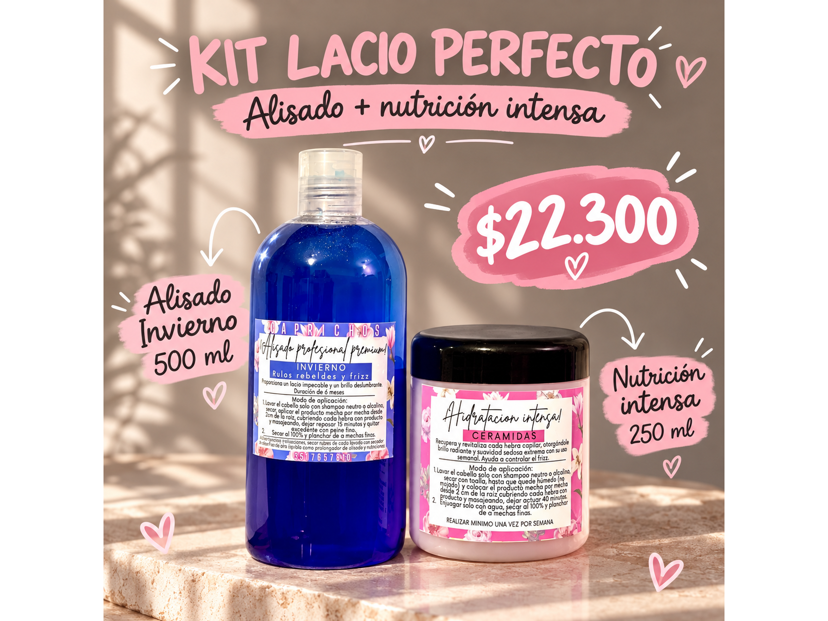 Kit lacio perfecto 7🤍