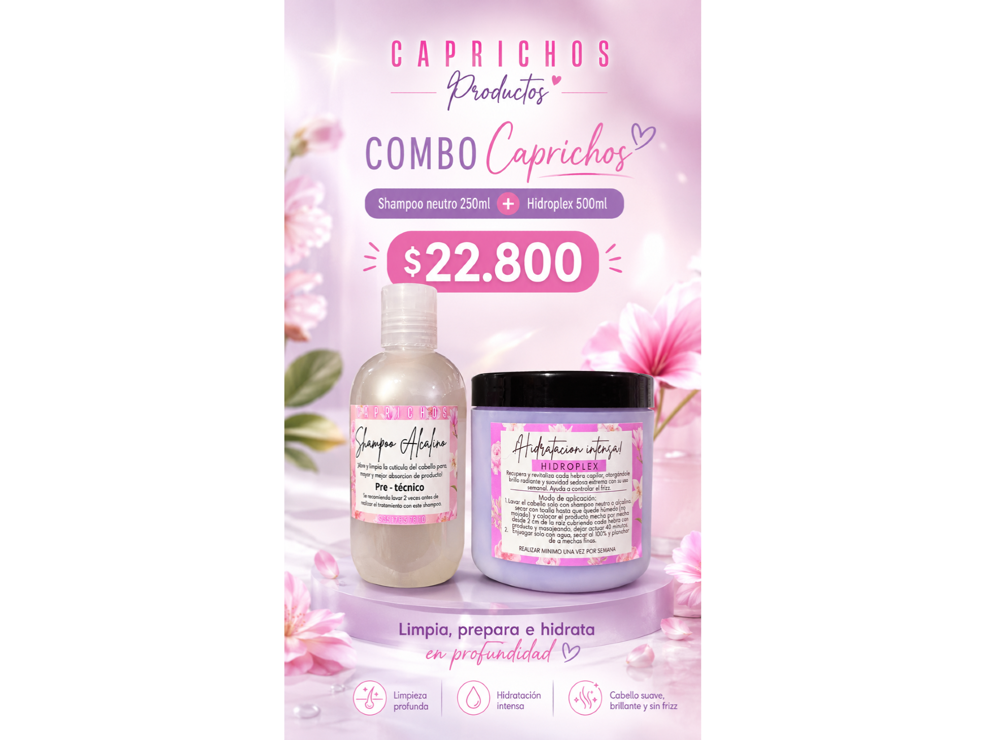 Combo Hidroplex – Hidratación Intensa 500ml💜
