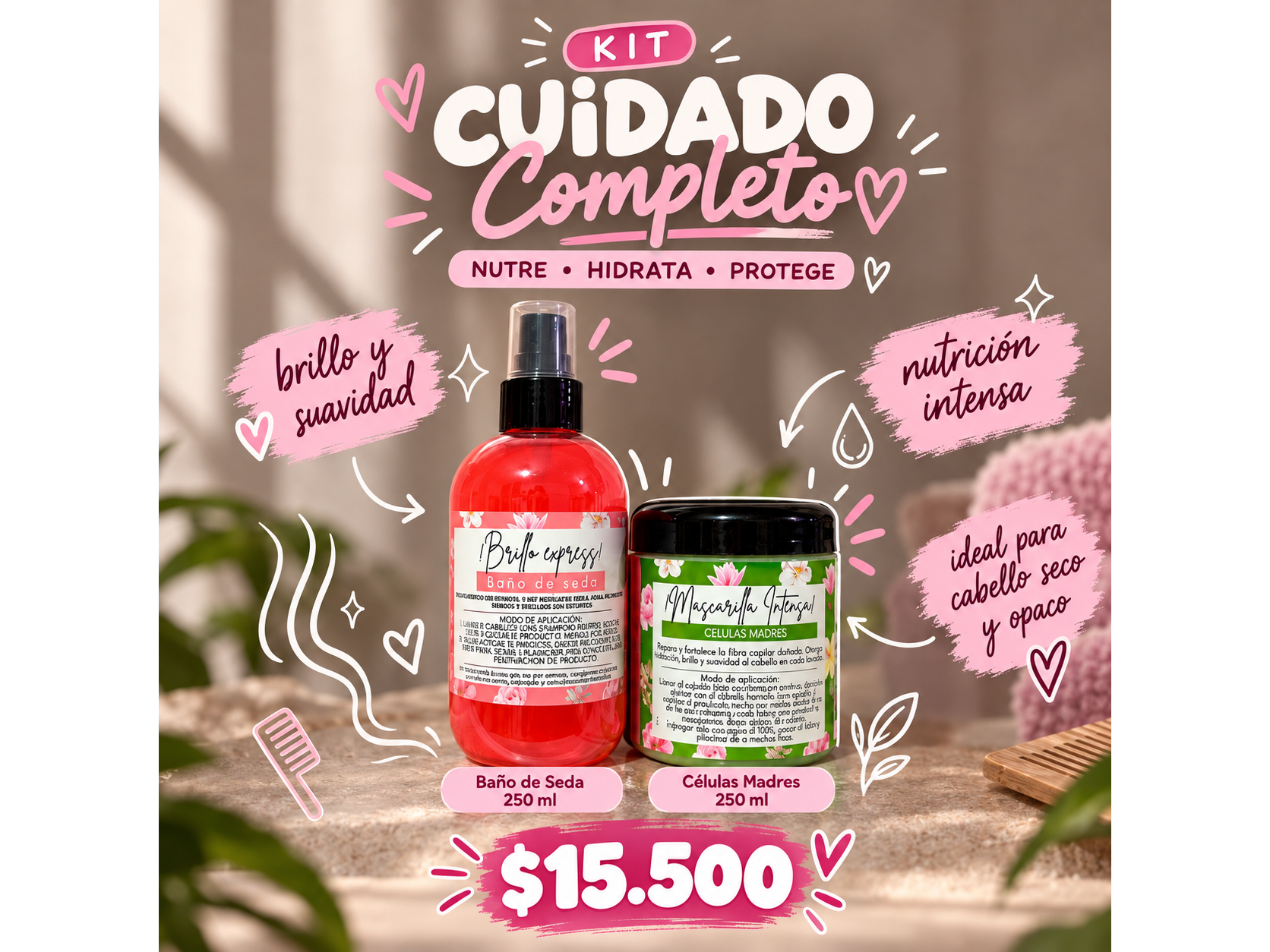 Combo Nutrición & Fortalecimiento 💗