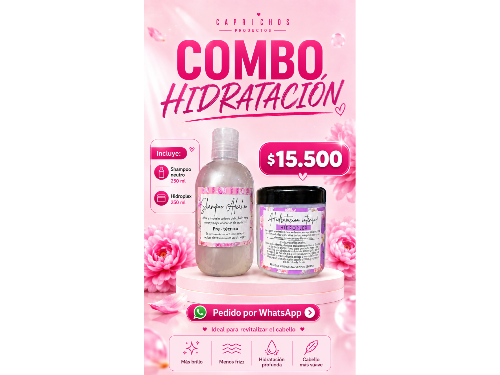 Combo Hidroplex – Hidratación Intensa 250ml 💜