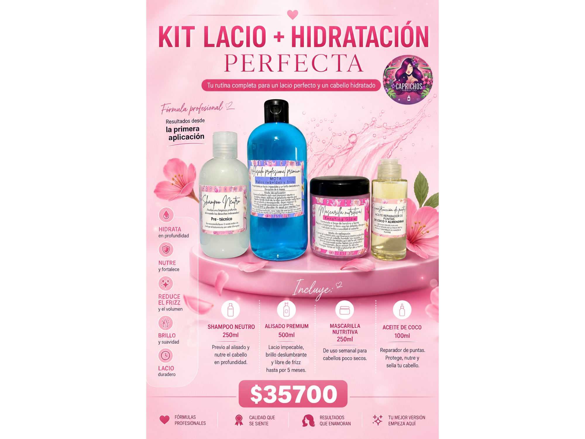 Kit lacio perfecto 4🤍