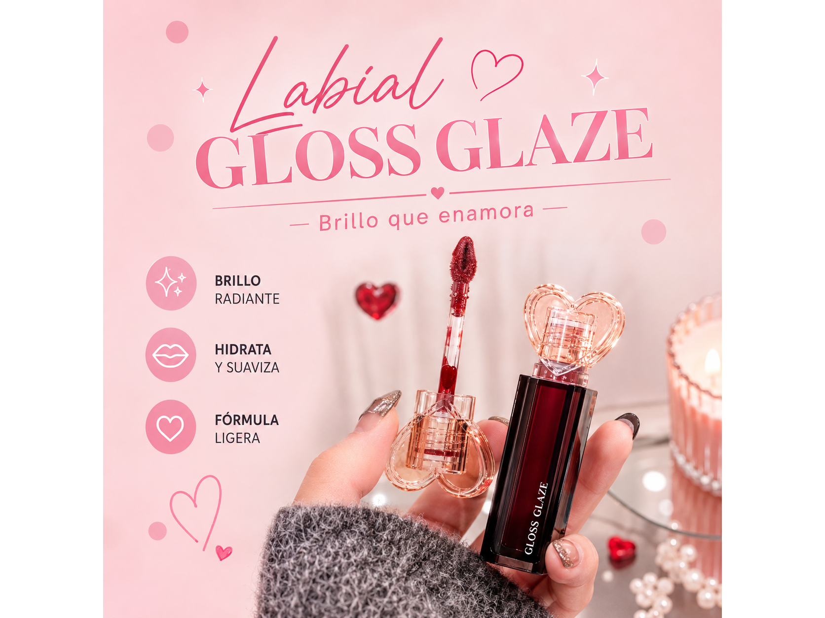 Labial gloss Glaze