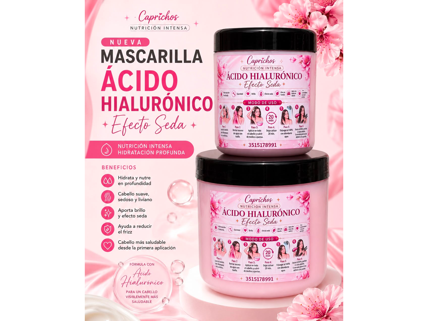 Macarilla acido hialuronico
