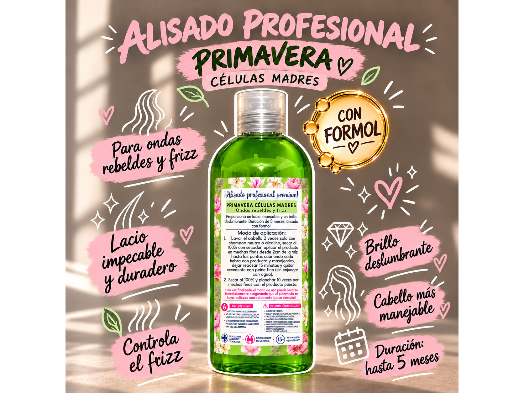 ✨ ALISADO PRIMAVERA CÉLULAS MADRE por mayor ✨