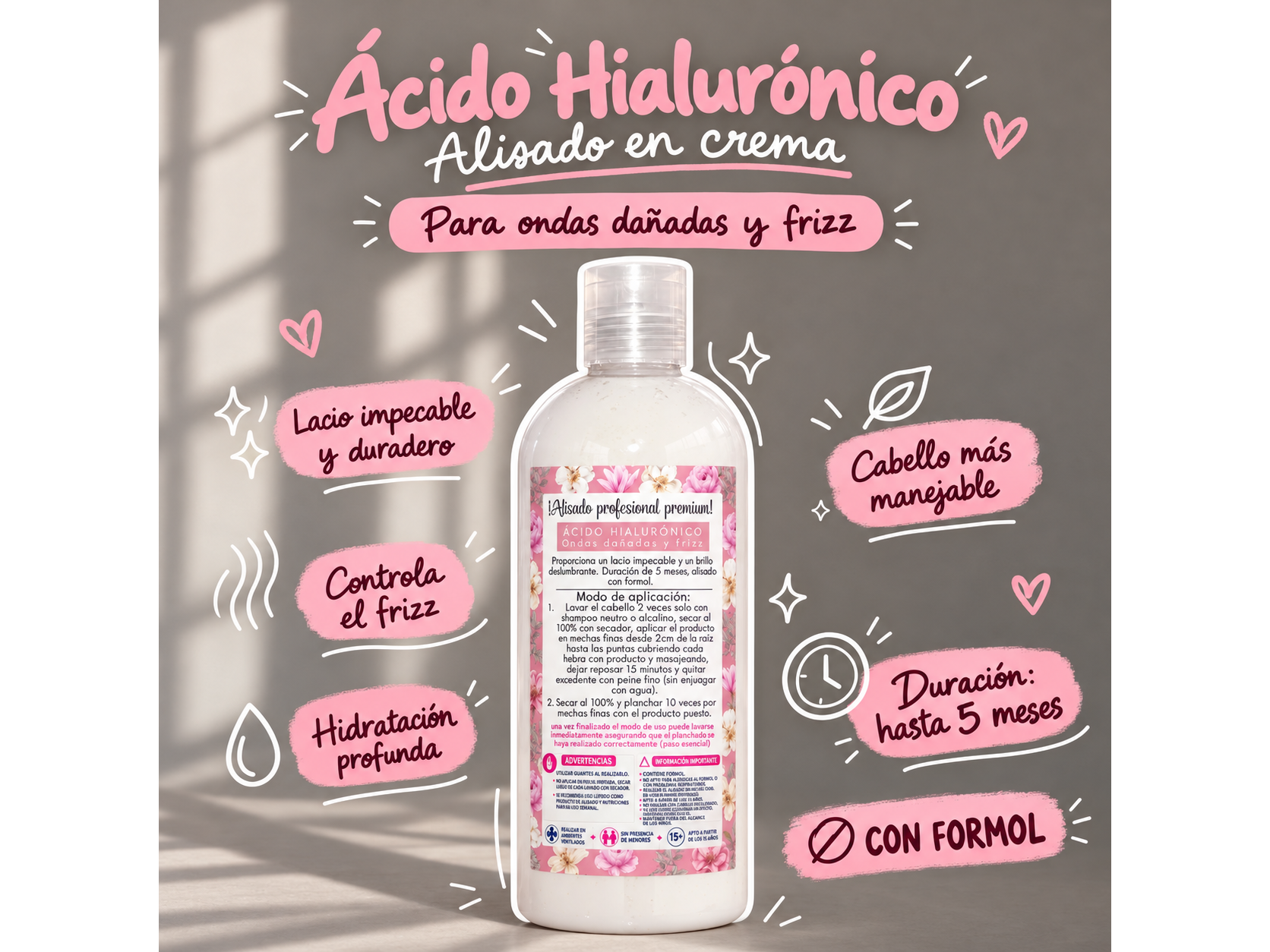 ✨ ALISADO ÁCIDO HIALURÓNICO EN CREMA por mayor ✨