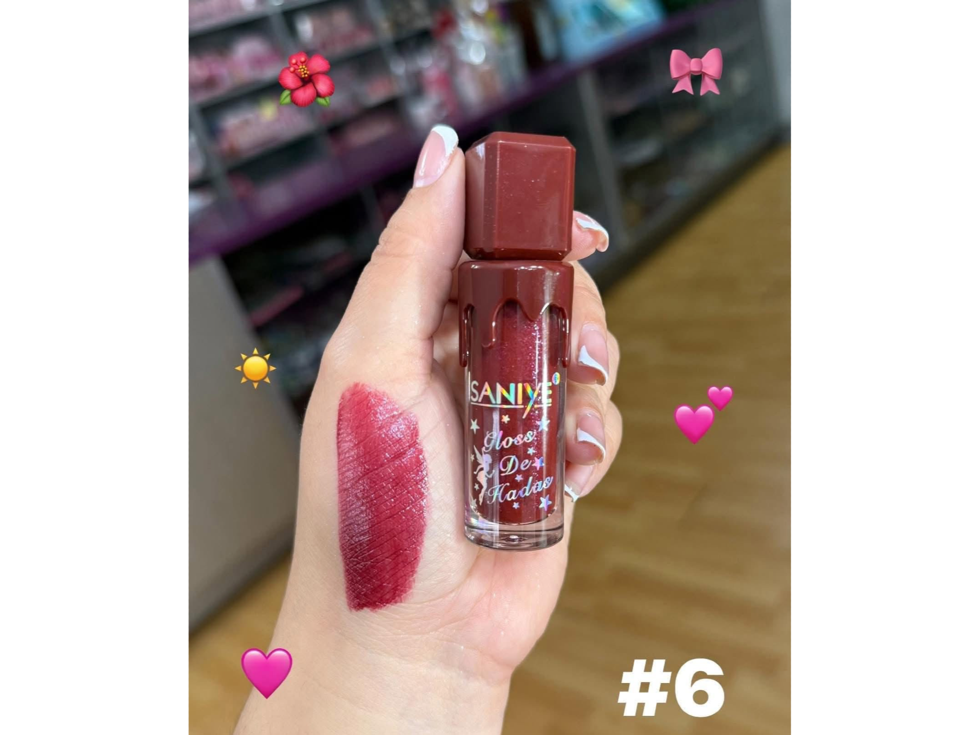 gloss de hadas brillo chocolate por mayor